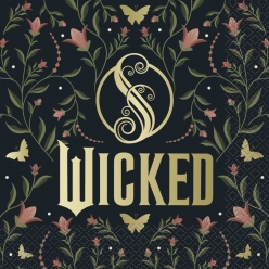 Wicked Premium Metallic Dinner Napkins- 16 PK