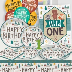 *Wilderness Wild One Birthday Supplies