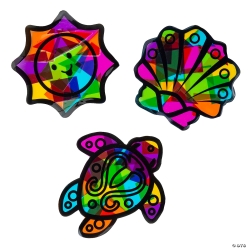 Make Your Own End of Year Window Suncatcher Craft Kit-12Pk