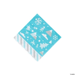 Winter Animals Beverage Napkins - 16Pk