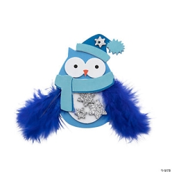 Winter Owl Magnet Craft Kit - 12Pk
