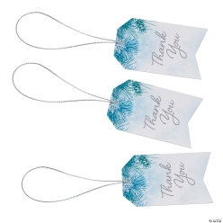 Winter Snowflake Thank You Tags - 24Pk