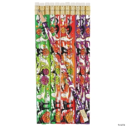 Halloween Mystic-Themed Wooden Pencils Assortment-72Pk