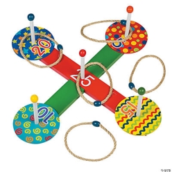 Wooden Ring Toss Game