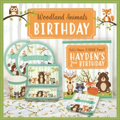 Woodland Birthday Party Supplies