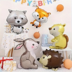 70% OFF: Woodland Animals 5 Piece Balloon Set