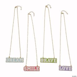 Varsity Letters Motivational Words - 12Pk
