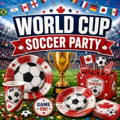 Soccer Football World Cup Party Supplies