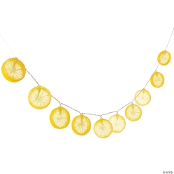 Yellow Lemon Slices String Lights