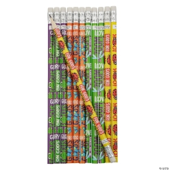 Zoom In VBS Brightly Coloured Wood Pencils-24Pk
