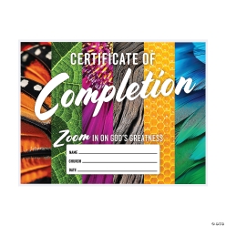 Zoom In VBS Certificates of Completion-25Pk