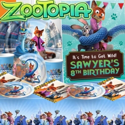 Zootopia 2 Birthday Party Supplies