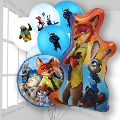 Zootopia 2 Judy & Nick Deluxe Balloon Bouquet
