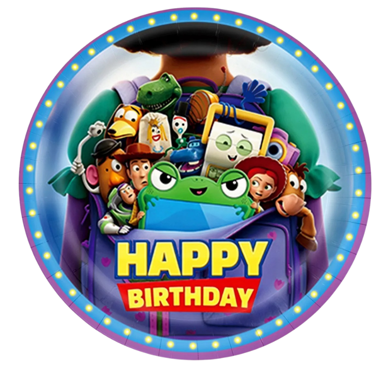 Toy Story 5 Happy Birthday Dinner Plates - 10 Pack