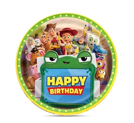 Toy Story 5 Happy Birthday Dessert Plates - 10 Pack