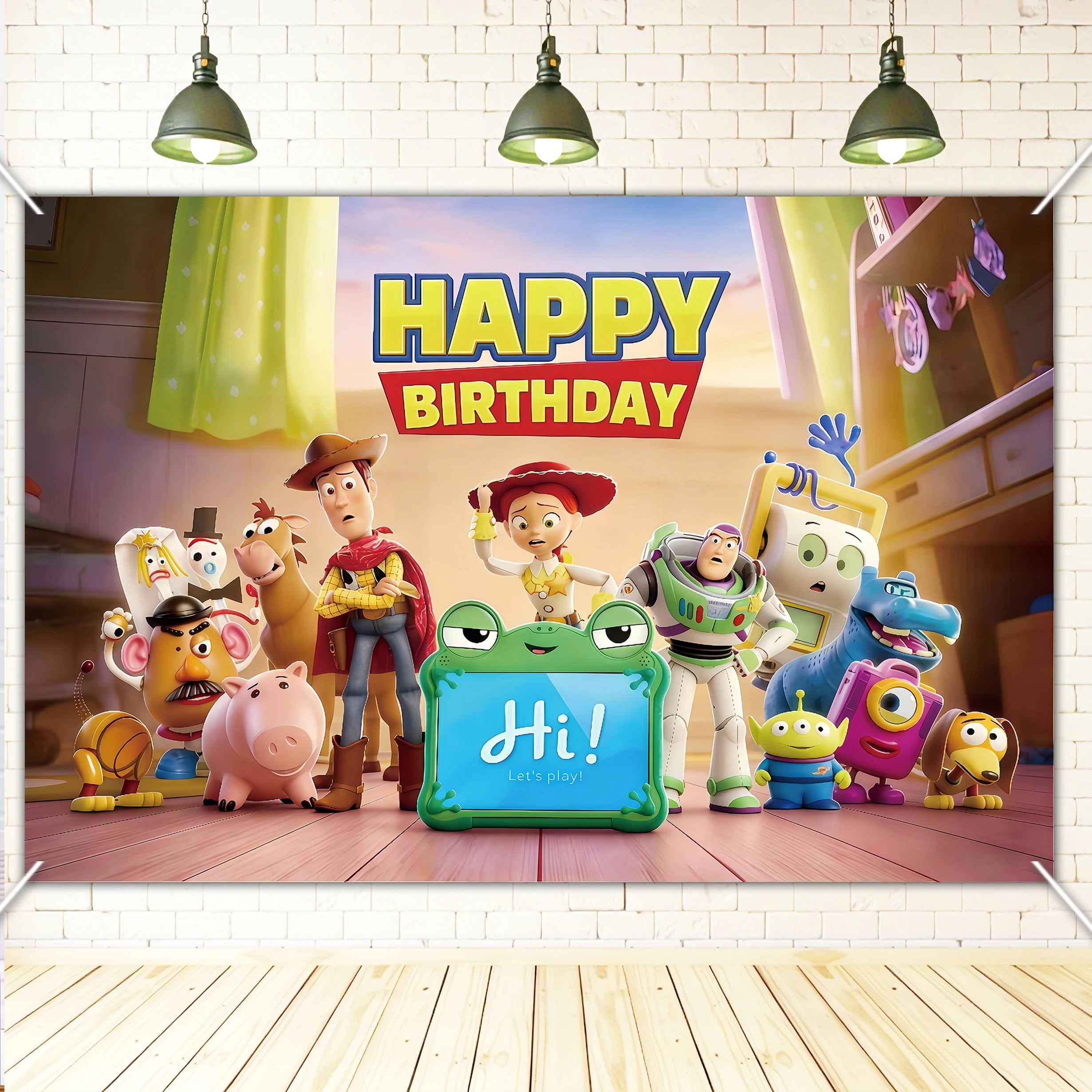 Toy Story 5 FABRIC Keepsake 5ft Backdrop