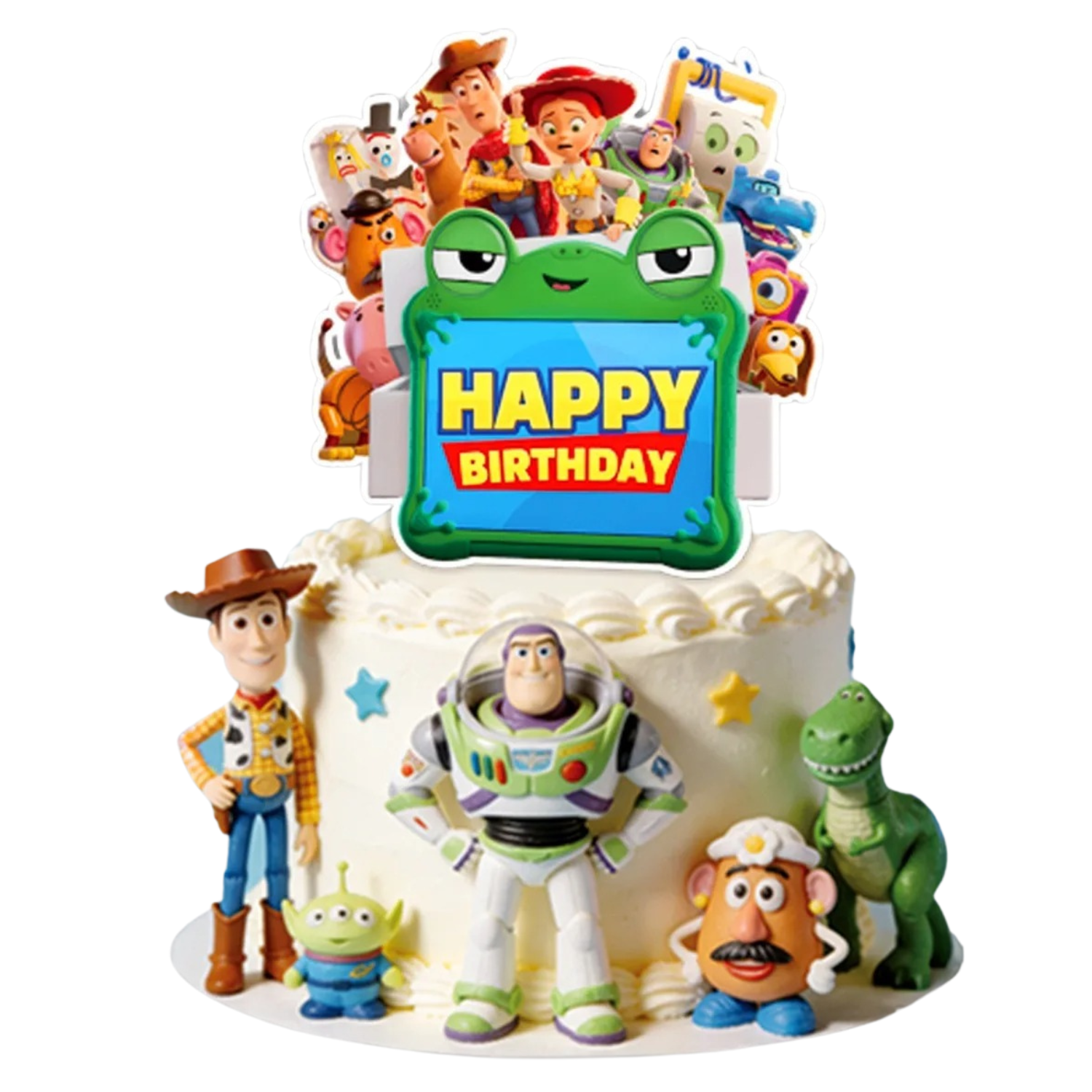 Toy Story 5 Happy Birthday Cake Pick Topper
