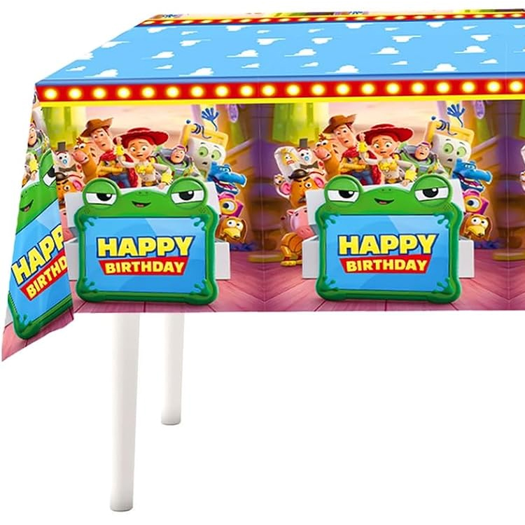 Toy Story 5 Happy Birthday Plastic Tablecover
