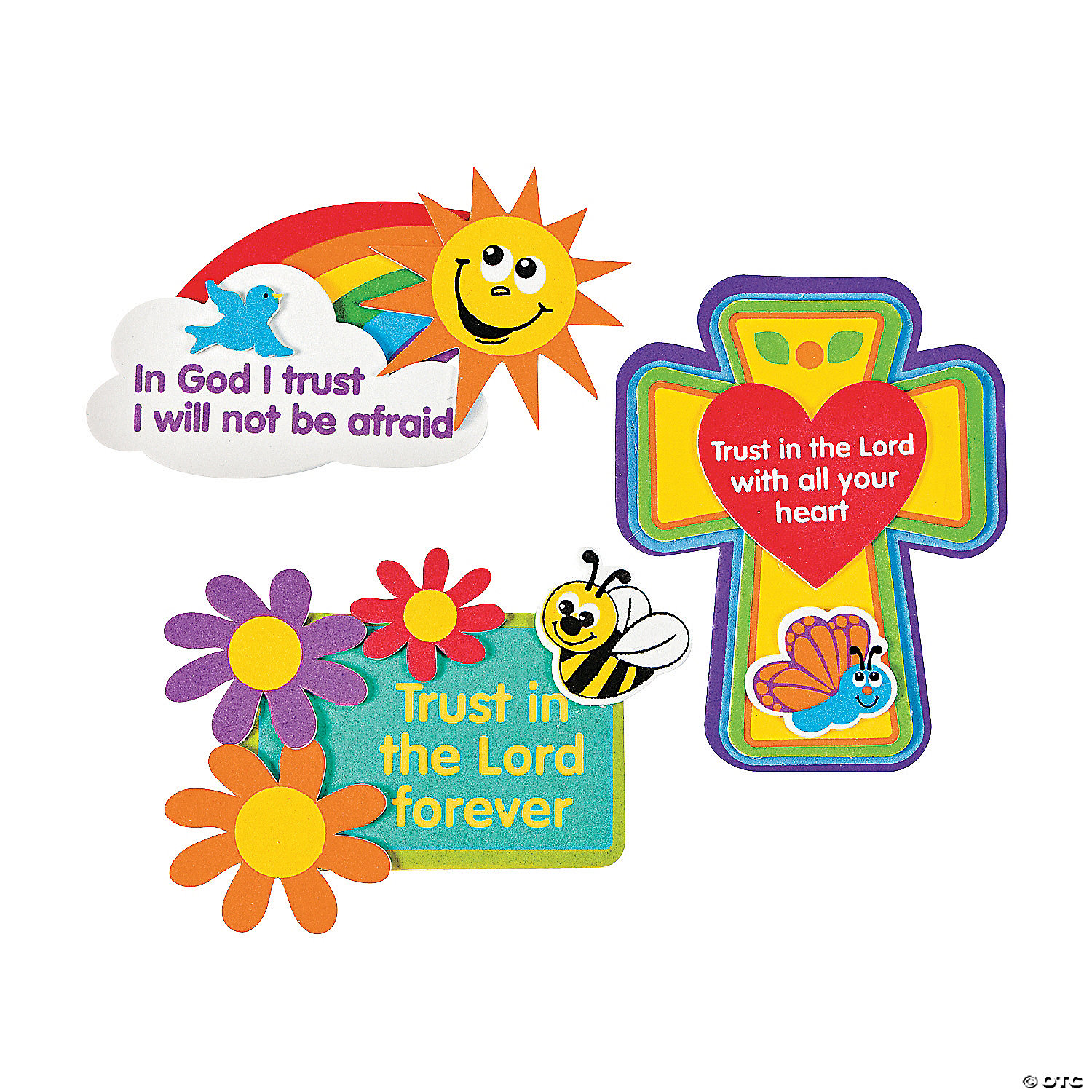 Trust in the Lord Magnet Craft Kit - Makes 12