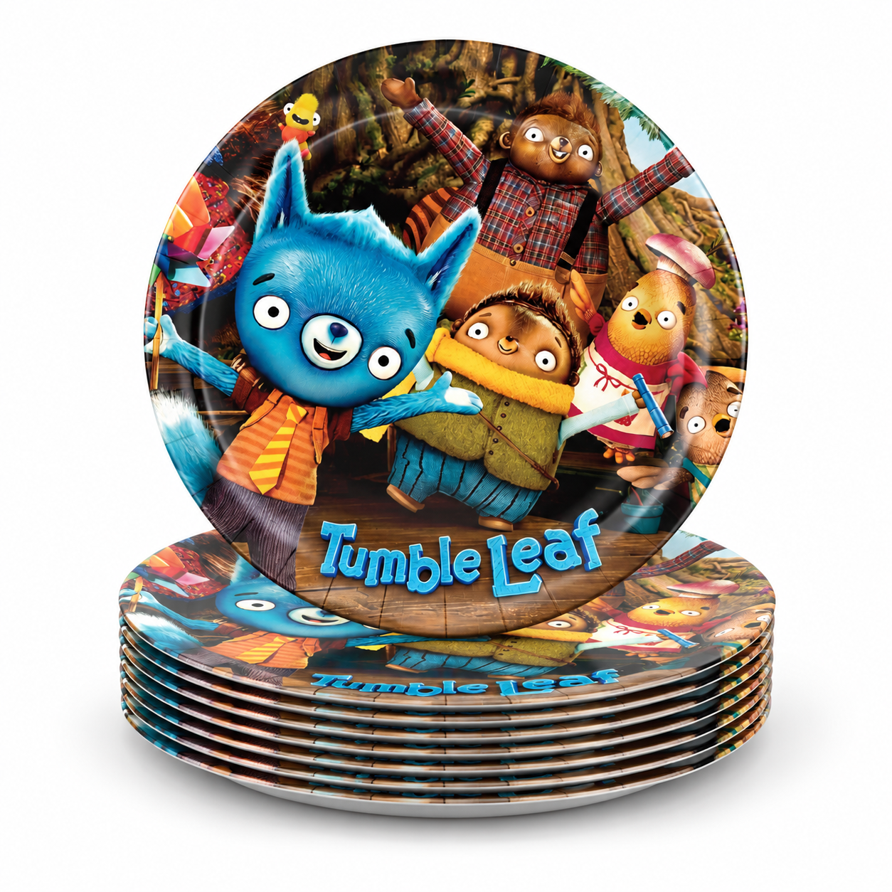 Tumble Leaf Dessert Plates - 10 PK