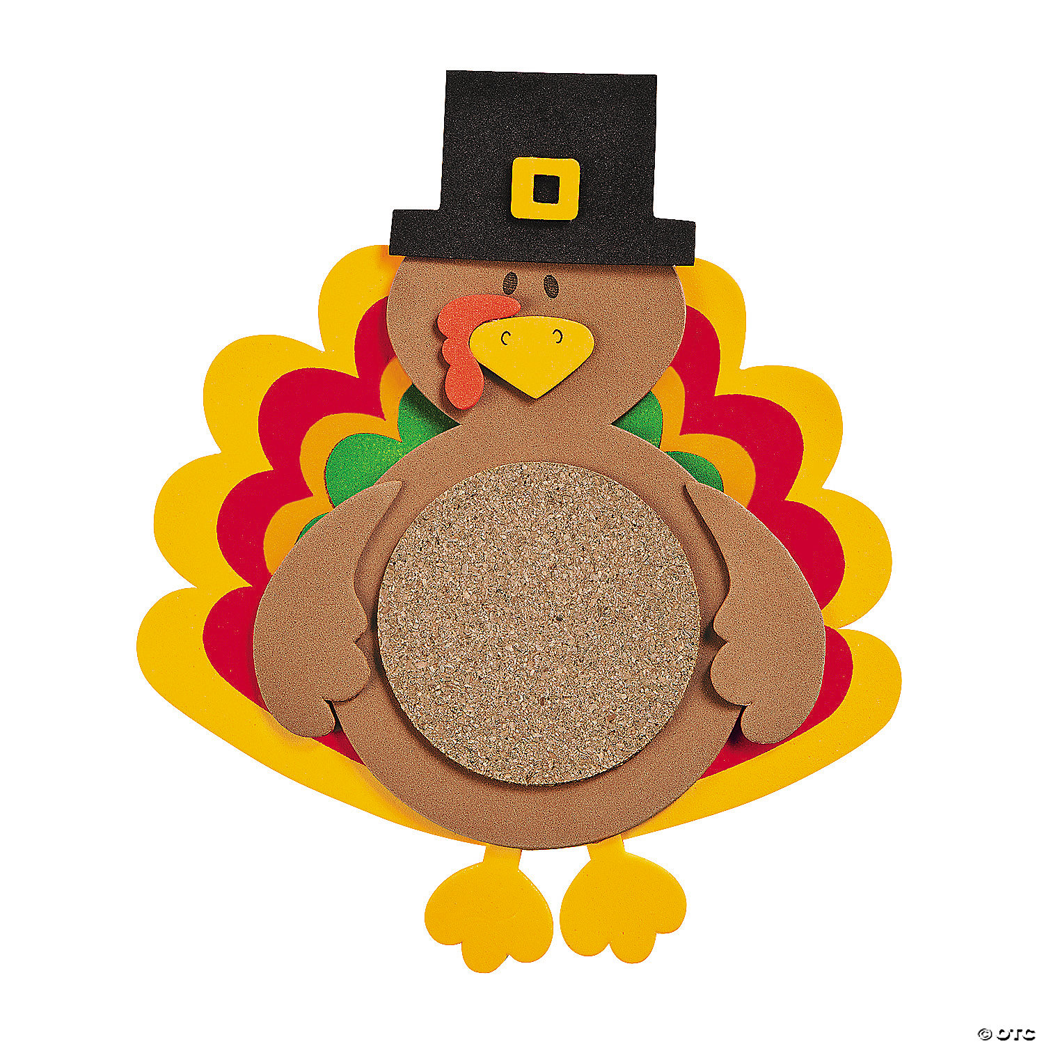 Turkey Coaster Craft Kits - 12 Pack