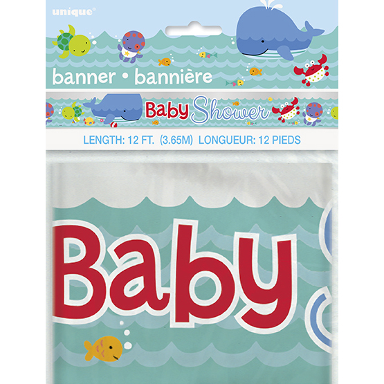 Under the Sea Shower 12 Foot Banner