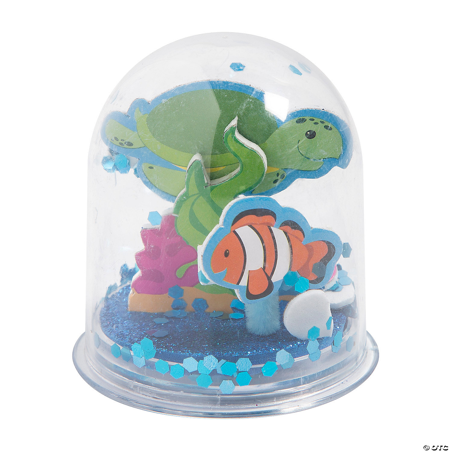 Under the Sea Glitter Globe Craft Kit-12Pk