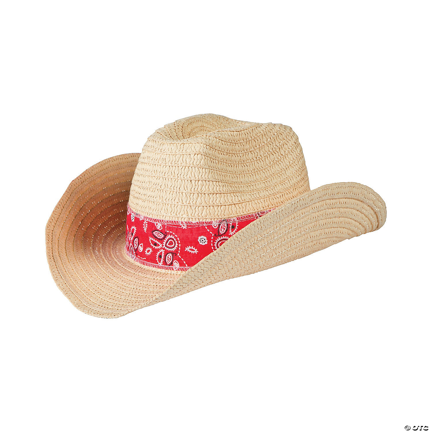 Adult Western Bandanda Cowboy Hats - 12pk