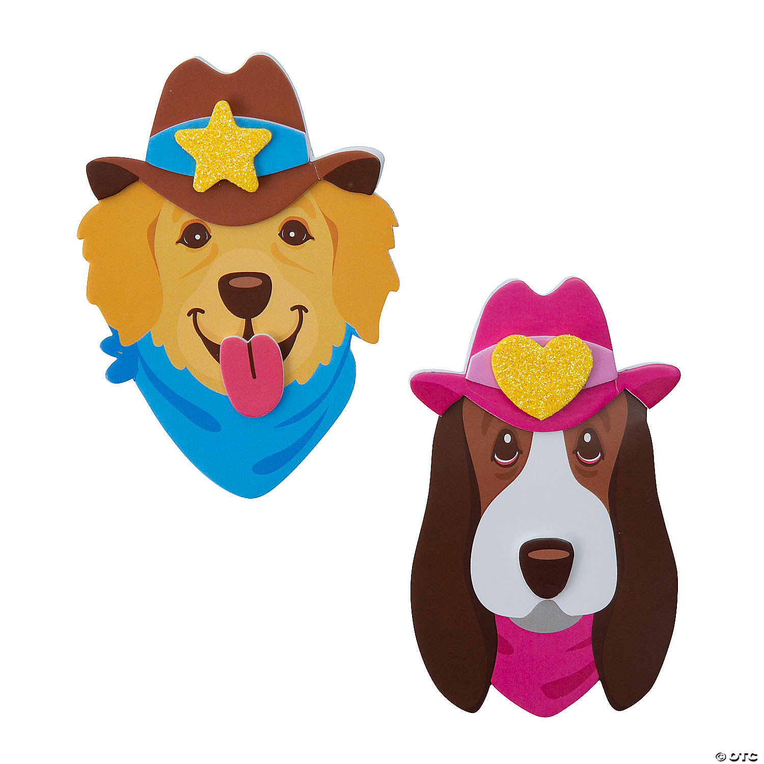 Western Dog Foam Craft Kit - 12Pk