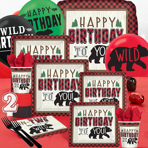 Lumberjack Wild Party Supplies Party Supplies Canada Open - 