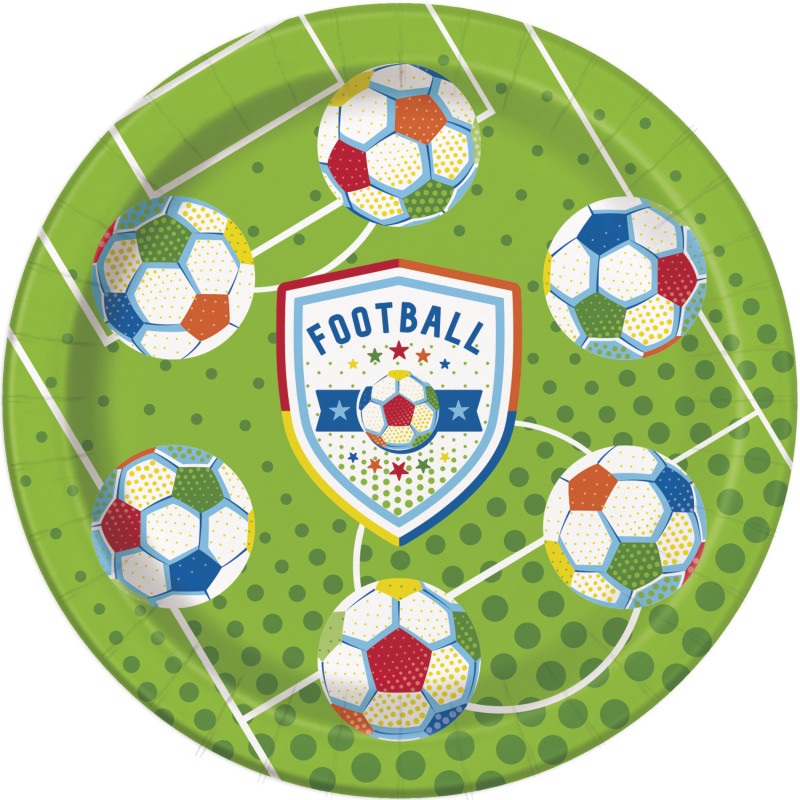 World Cup Soccer Dessert Plates 8 Pk