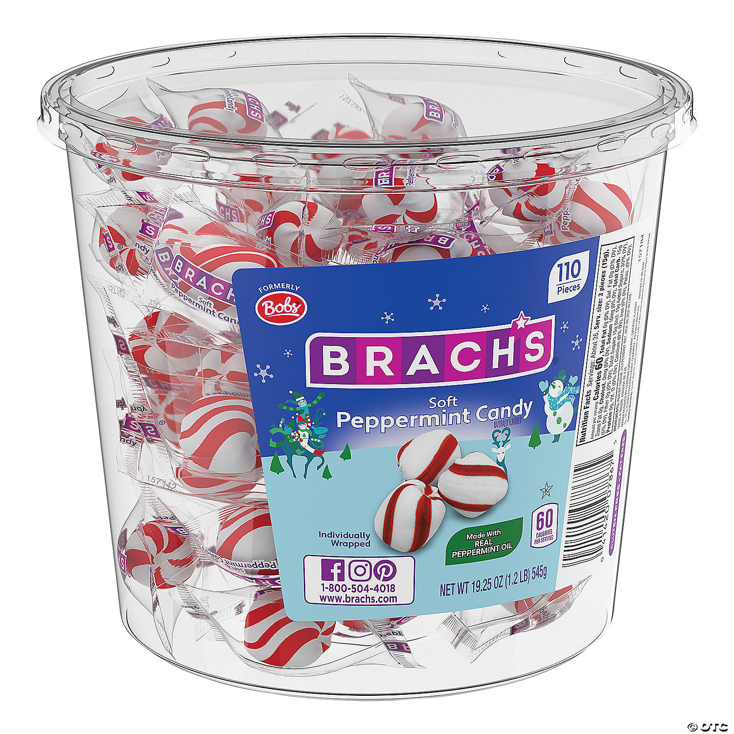 Sweet Stripes Mint Candies - 110pk