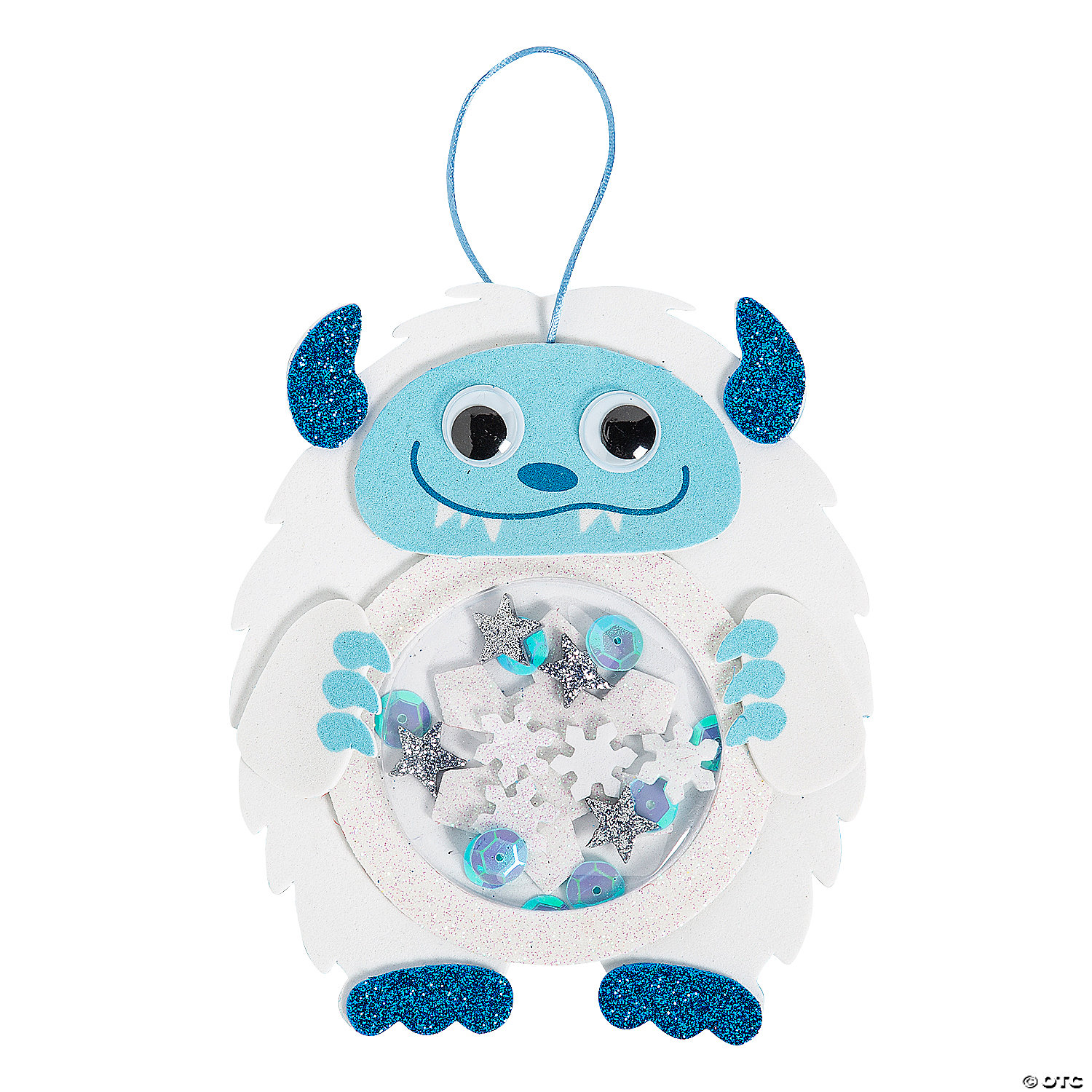 Yeti Shaker Scene Ornament Craft Kit