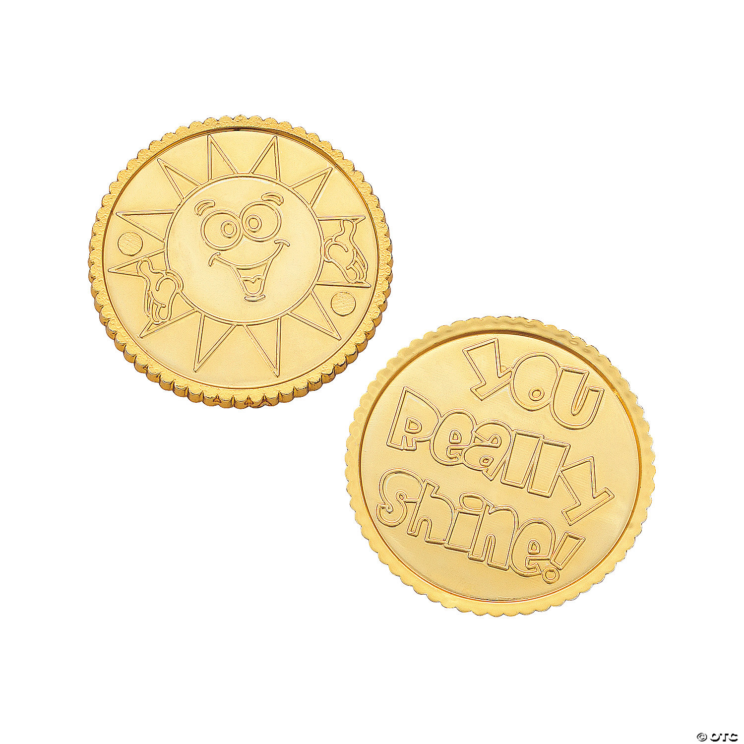 Elementary Grad - You Really Shine Gold Coins - 144 Pk