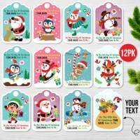 Personalized Christmas Tags & Stickers