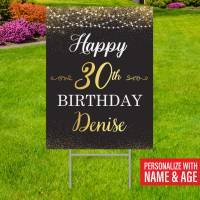 30th Birthday Personalized Party Supplies