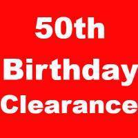 50th Birthday Clearance Party Supplies
