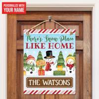 Personalized Christmas Door & Easel Signs