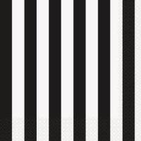 Black and White Striped Party Supplies