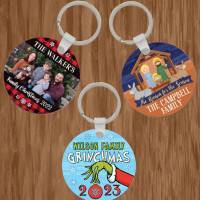 Personalized Christmas Keychains