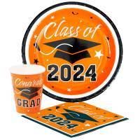 2024 Orange Graduation Supplies