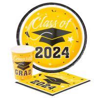 2024 Yellow Graduation Supplies