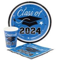2024 Blue Graduation Supplies