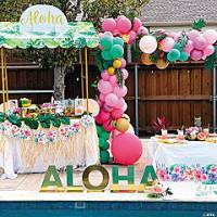 Chic Aloha Bridal Shower Party Supplies