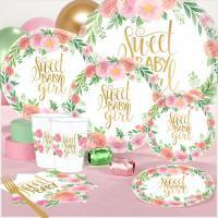 *Floral Baby Shower Party Supplies