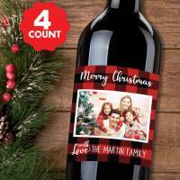 Personalized Christmas Bottle Labels