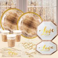 Rustic Bridal Shower Party Supplies
