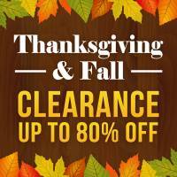 Thanksgiving & Fall CLEARANCE SALE